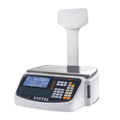 Balanza Comercial Digital Con Mastil 15Kg Con Impresora Cuora Max ST